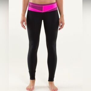 Lululemon *Reversible Wunder Under Pants in Quilt 06 Fall 2013 Women’s Size 6